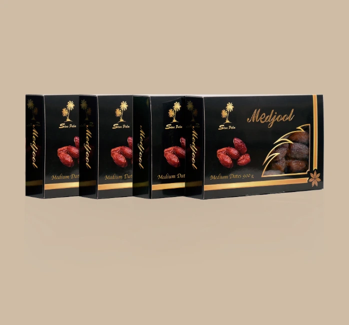 [4x-SP-M-P900G] Egyptian Medjool Dates Offer Pack Premium Medium | Siwa Palm | 900g x 4